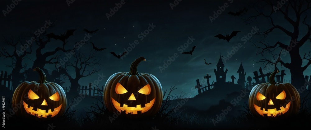 halloween background with pumpkins halloween background with pumpkins