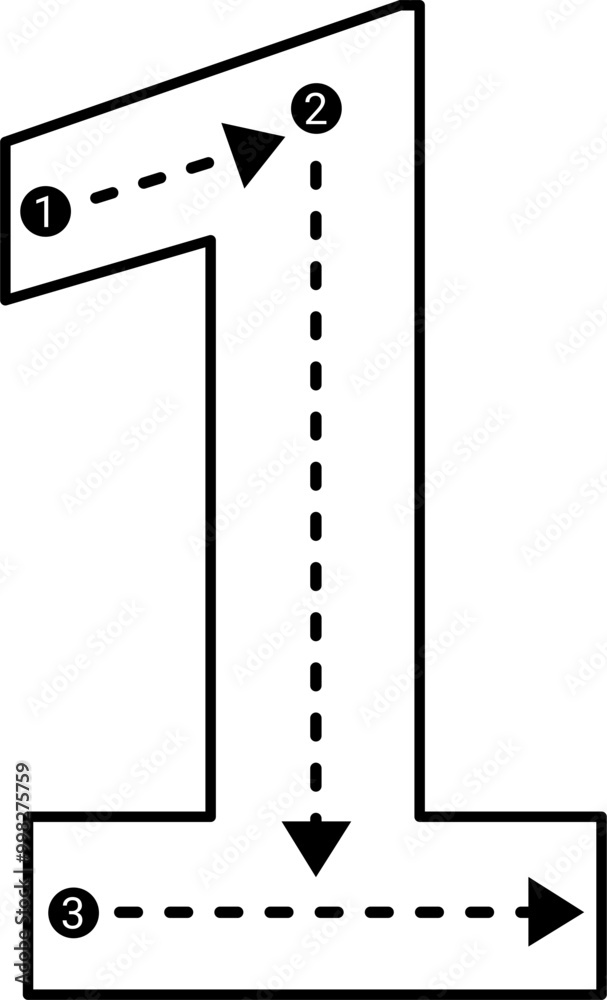 Tracing number. Mathematic clipart. Tracing number. Mathematic clipart.