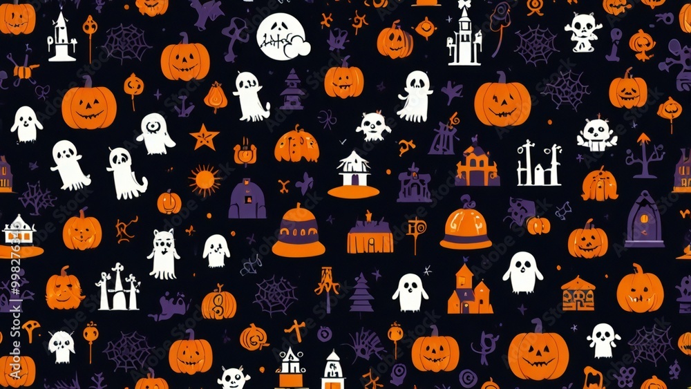 halloween pattern halloween pattern