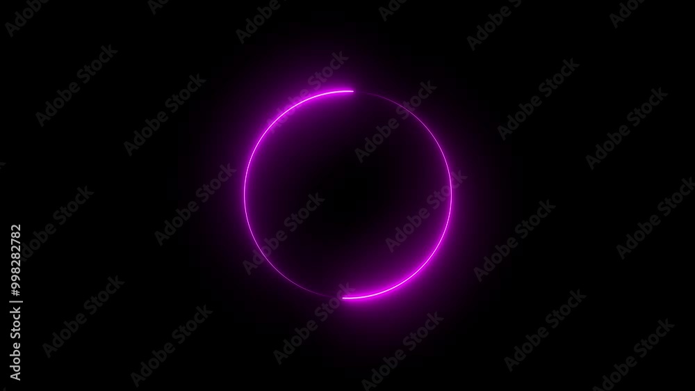 Abstract background web neon circle pattern, LED glowing light. 4K Retro neon blue and pink light wiggle on black backgroun Abstract background web neon circle pattern, LED glowing light. 4K Retro neon blue and pink light wiggle on black backgroun