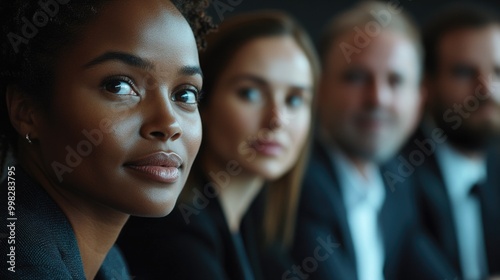 Professional Diverse Team Meeting