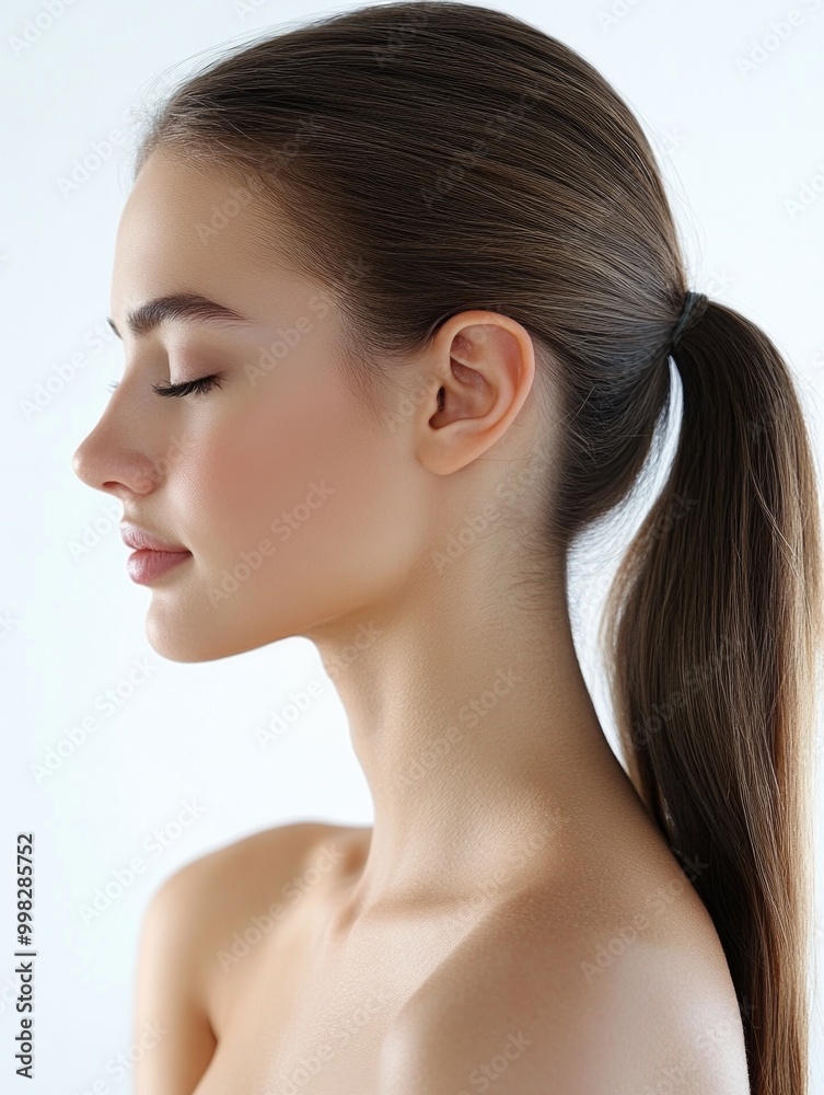 Relaxed Woman's Profile Relaxed Woman's Profile