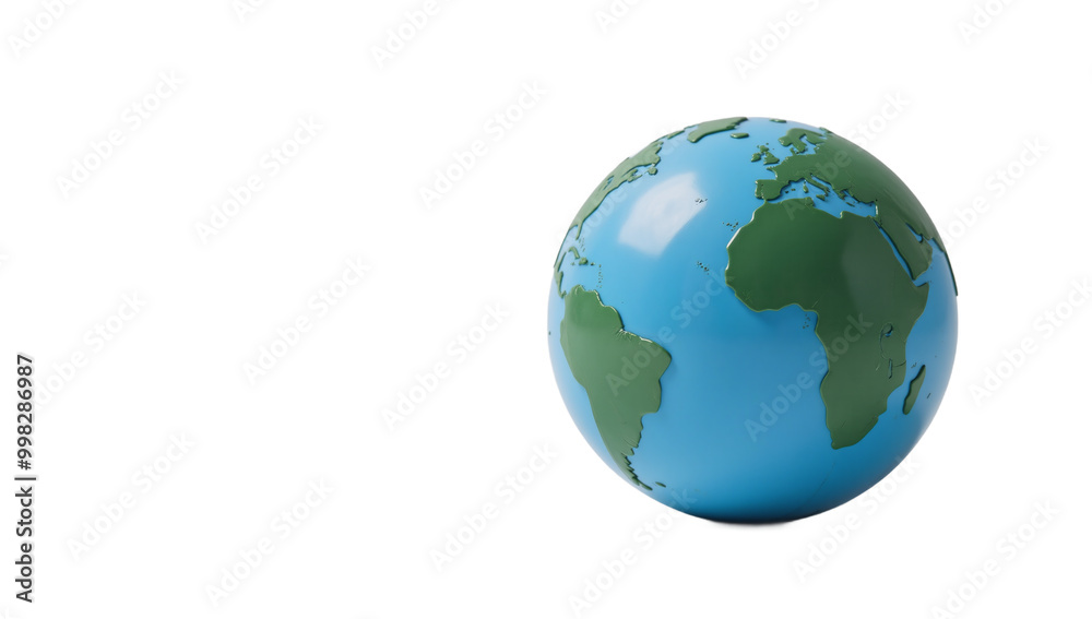 Globe 3D icon with transparency isolated Globe 3D icon with transparency isolated
