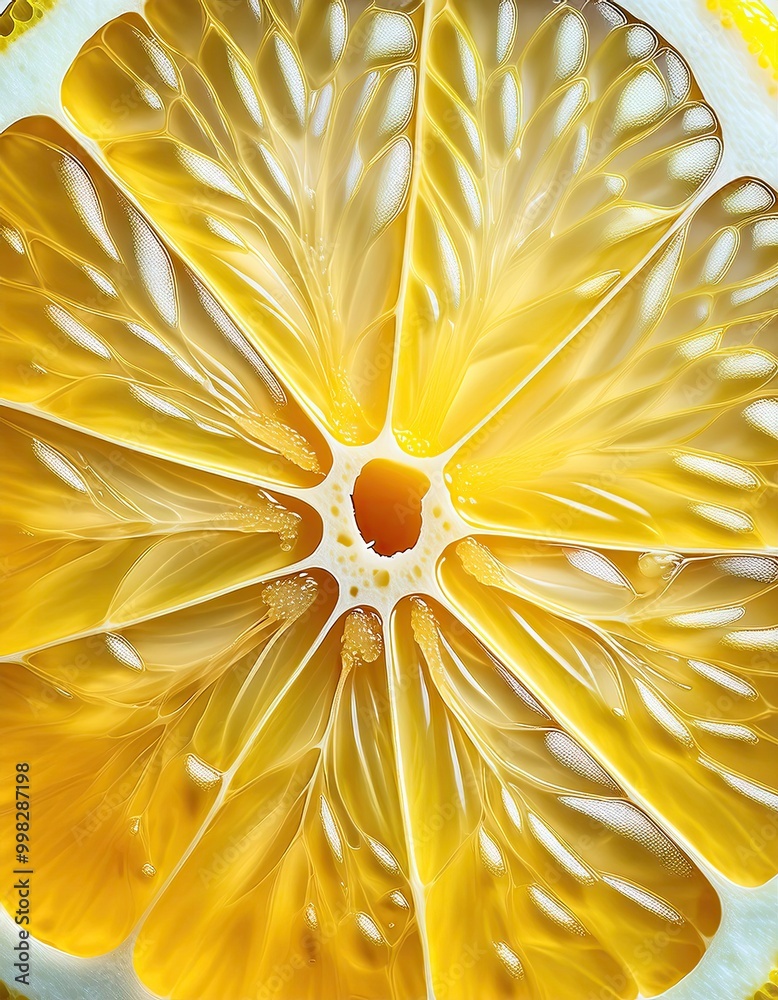Close-up of a juicy lemon Close-up of a juicy lemon