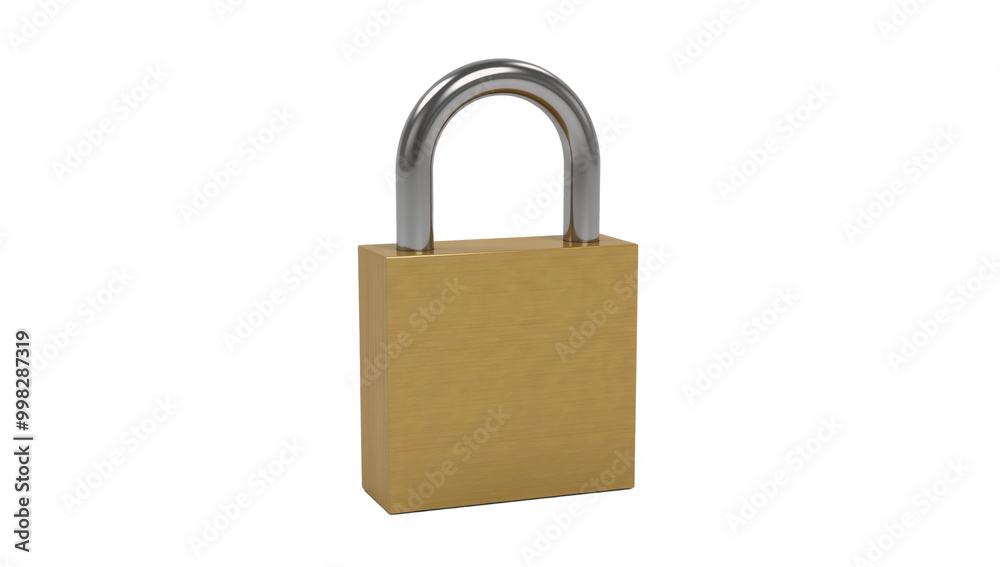 Lock 3D icon with transparant PNG background Lock 3D icon with transparant PNG background