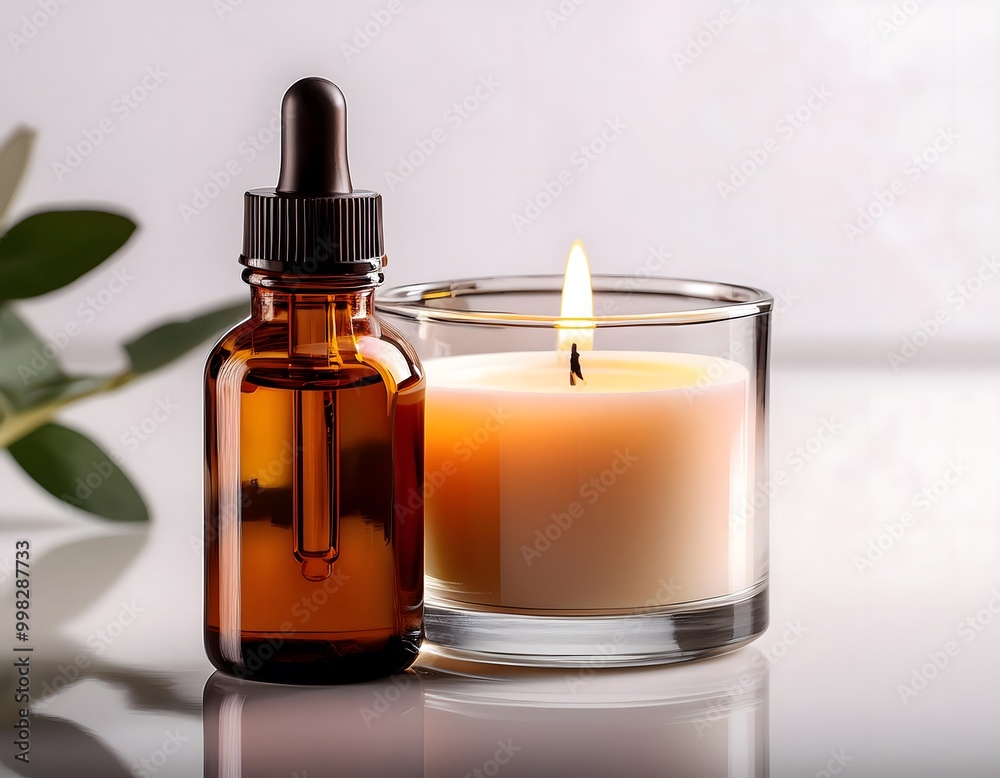Scented Candle with Relaxing Aromatherapy Oils Scented Candle with Relaxing Aromatherapy Oils