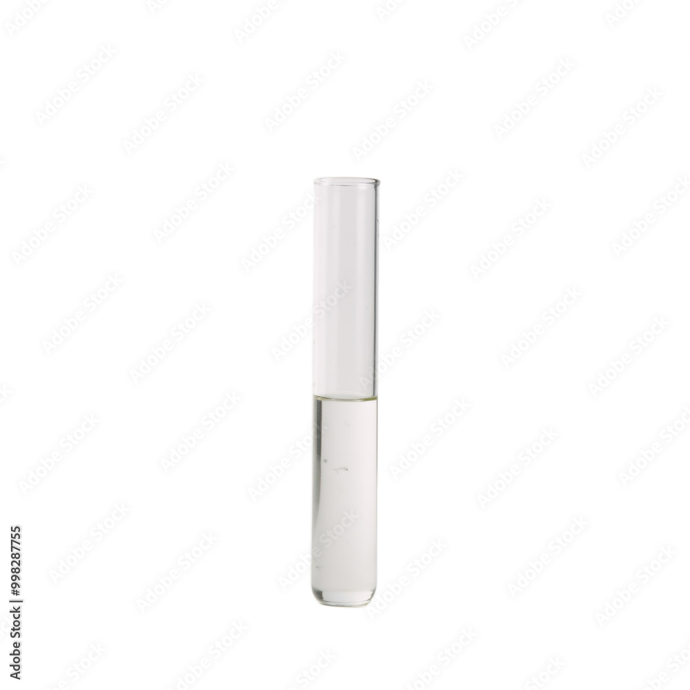 Test tube isolated as transparent PNG against empty space Test tube isolated as transparent PNG against empty space