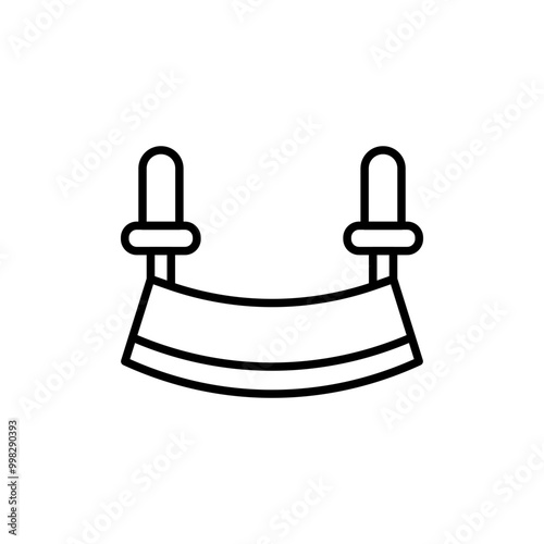 Mincing blade outline icons, minimalist vector illustration ,simple transparent graphic element .Isolated on white background