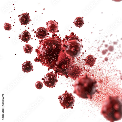 3D Visualization of Cancer Cells Breaking Apart