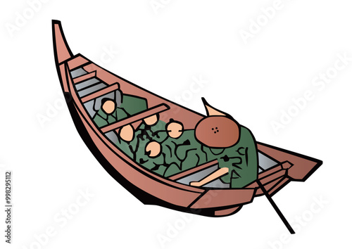 浮世絵　船　その13

