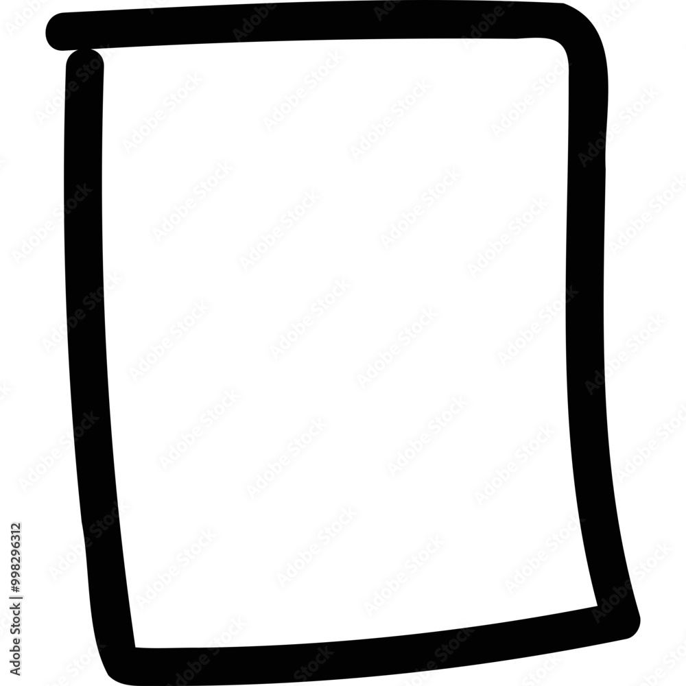 Simple vector icon square stop button Simple vector icon square stop button