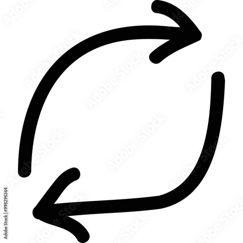 Simple vector icon refresh, loop