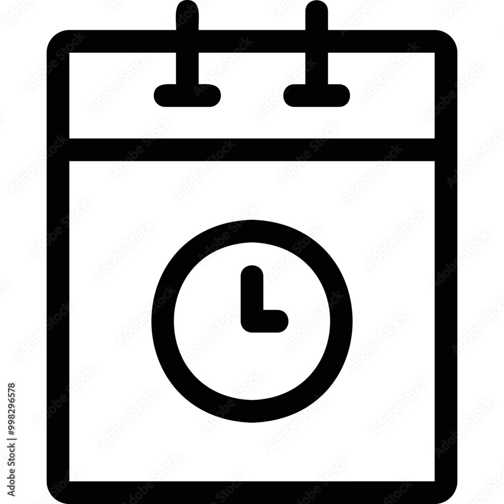 Simple vector icon calendar, time management Simple vector icon calendar, time management