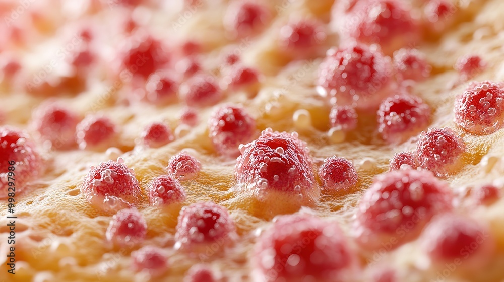 The hands and skin were covered with red rashes,generated with AI. The hands and skin were covered with red rashes,generated with AI.
