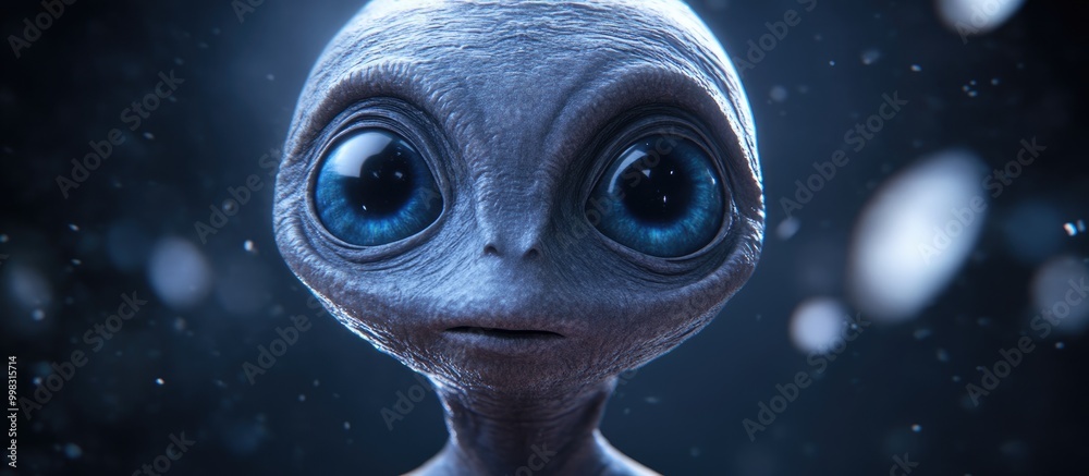 3D Representation of an Extraterrestrial Being
