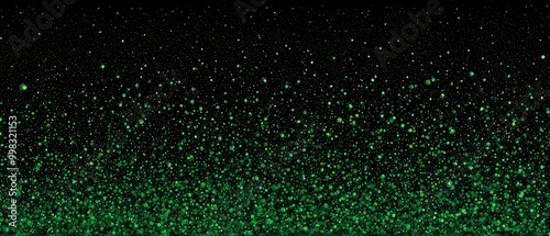 Green Glitter Background