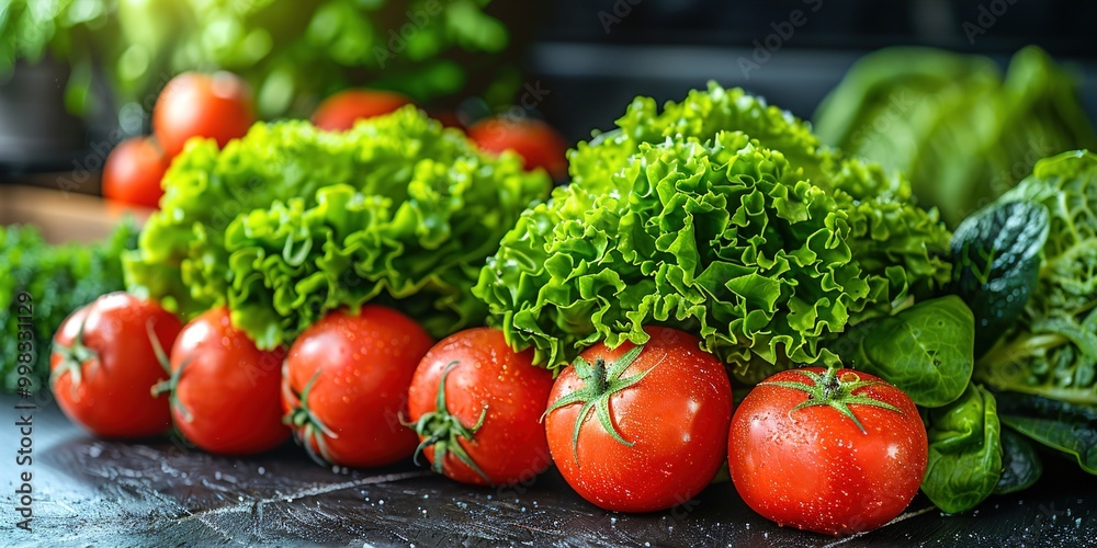 fresh vegetables on the table fresh vegetables on the table