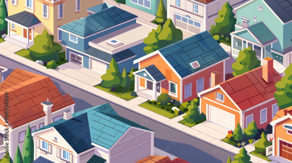 Property valuation guides for determining property values and assessments in high quality illustration style Property valuation guides for determining property values and assessments in high quality illustration style