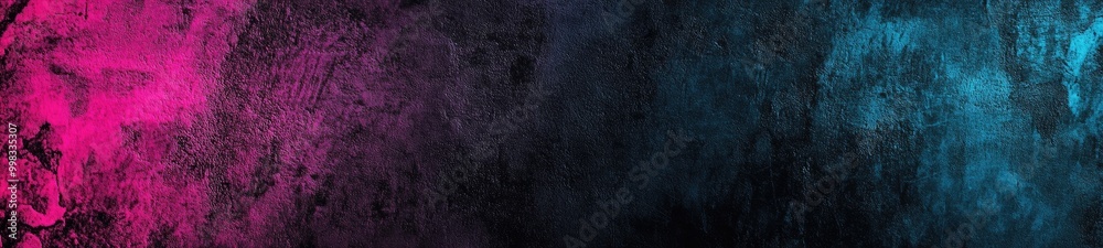Neon Frame on Dark Background with Grunge Texture Neon Frame on Dark Background with Grunge Texture