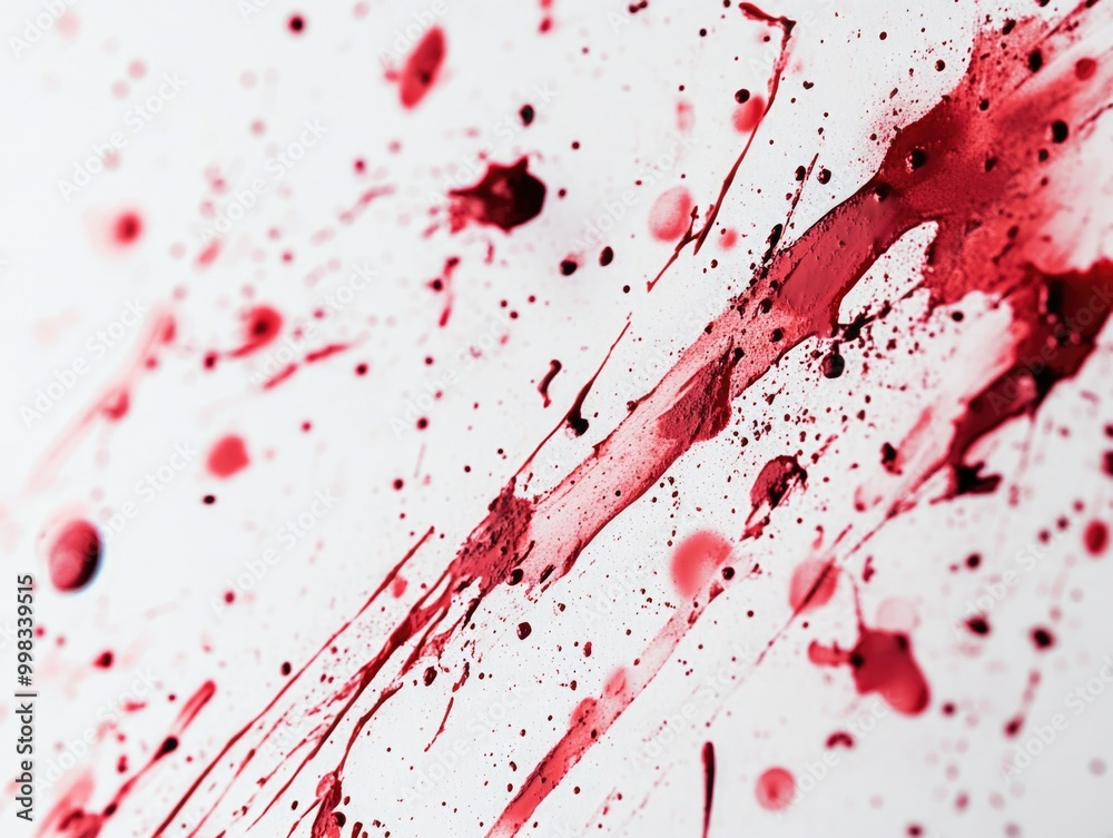 Intense Ink Art: A Dramatic Close-up of a Painted Splatter with a Textured Background Intense Ink Art: A Dramatic Close-up of a Painted Splatter with a Textured Background
