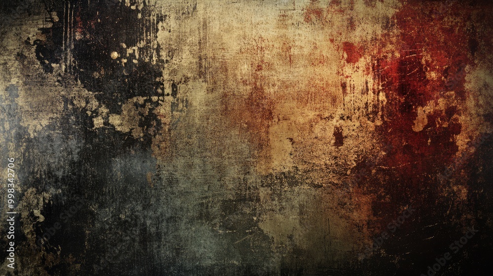 Fototapeta premium Grunge backdrop with worn textures and distressed elements