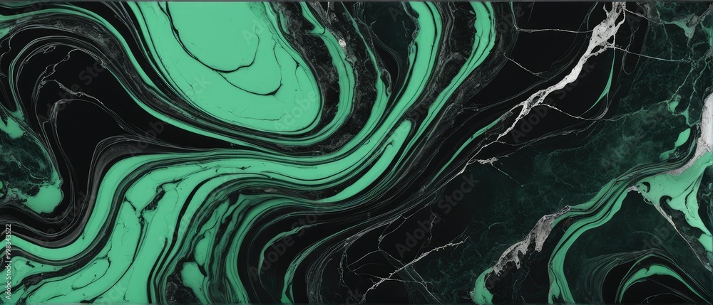 Obraz premium Abstract Swirling Marble Design