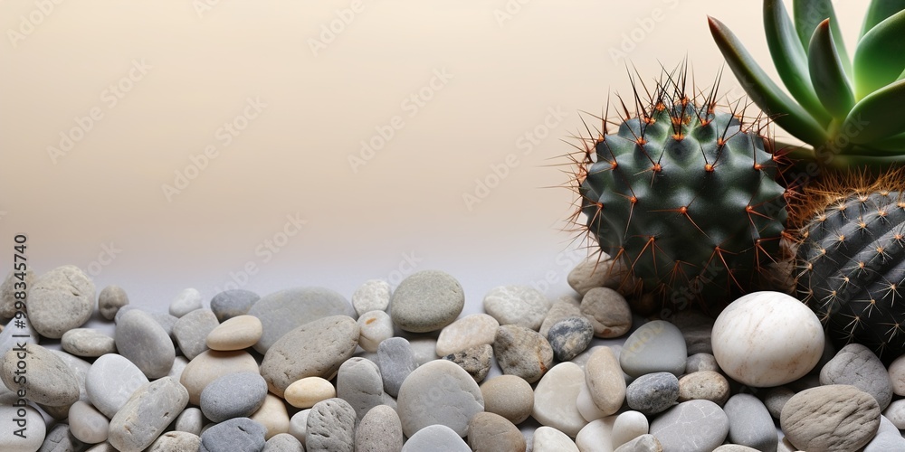Fototapeta premium cactus on the beach