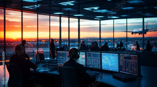 Control Room at Sunset