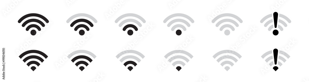 wifi sign icon, wifi icon collection, wifi vector wifi sign icon, wifi icon collection, wifi vector