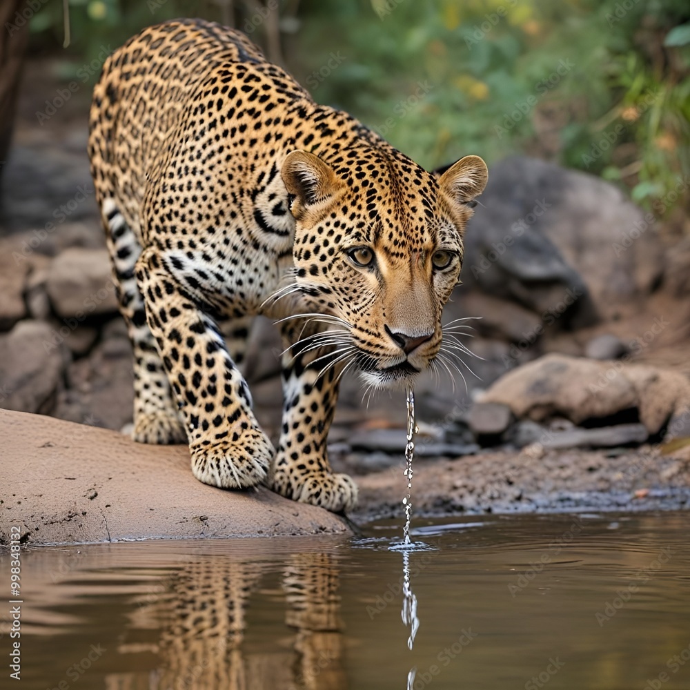 Obraz premium portrait of a leopard