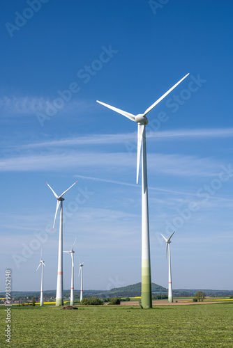 Wallpaper Mural Wind turbines for green energy production seen in Germany Torontodigital.ca