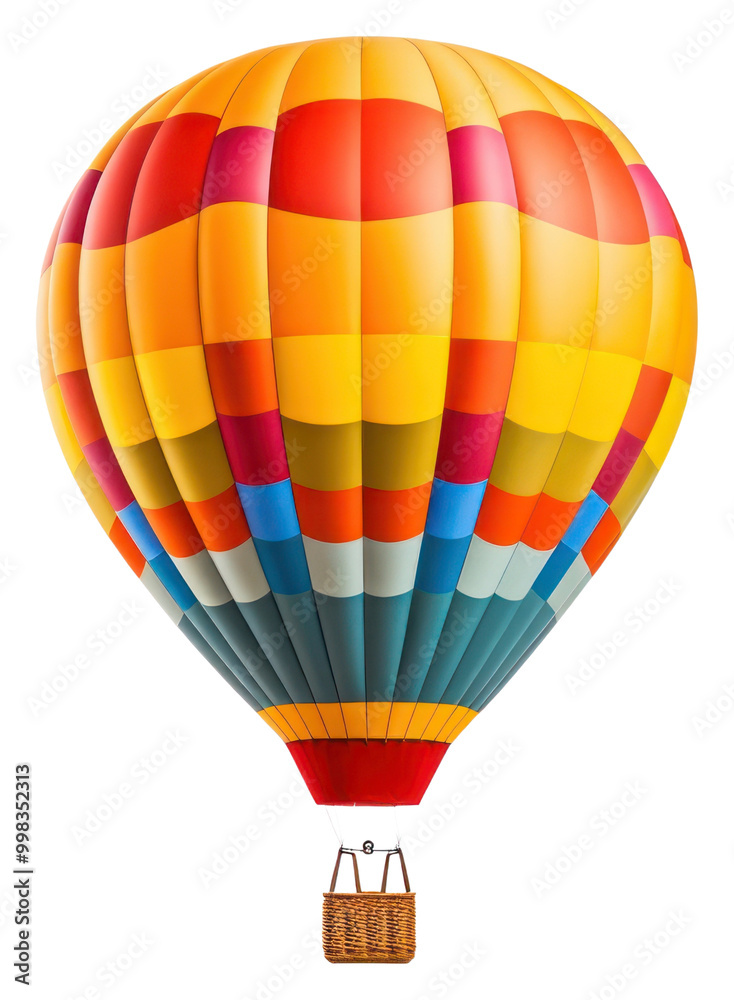 Fototapeta premium PNG Balloon aircraft vehicle white background.