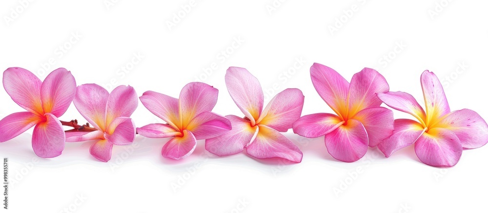 Frangipani Isolated On White Background Frangipani Isolated On White Background