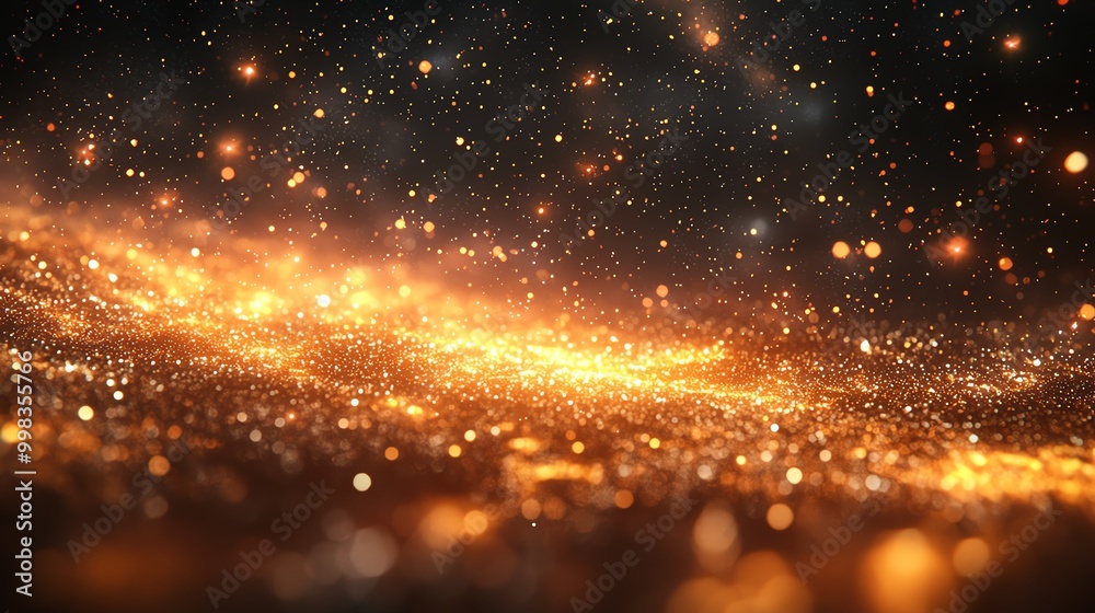 Star clusters, deep space, galactic background, 3D illustration