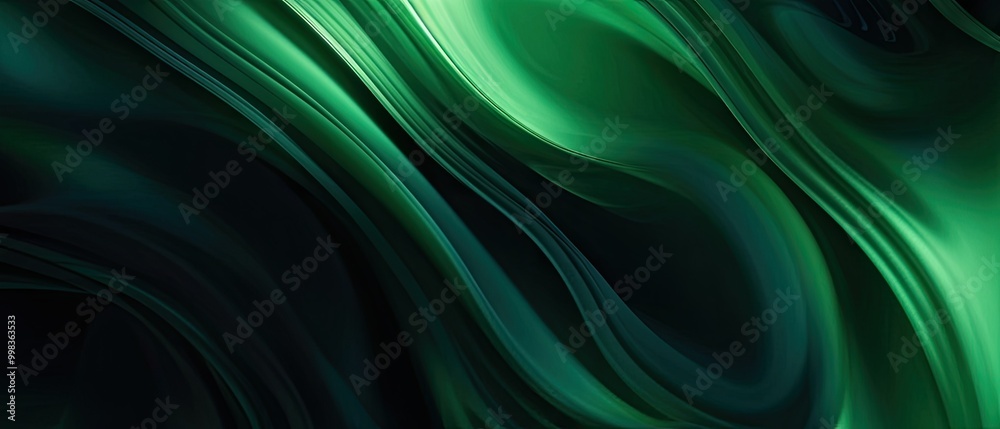 Abstract Green Swirls Abstract Green Swirls