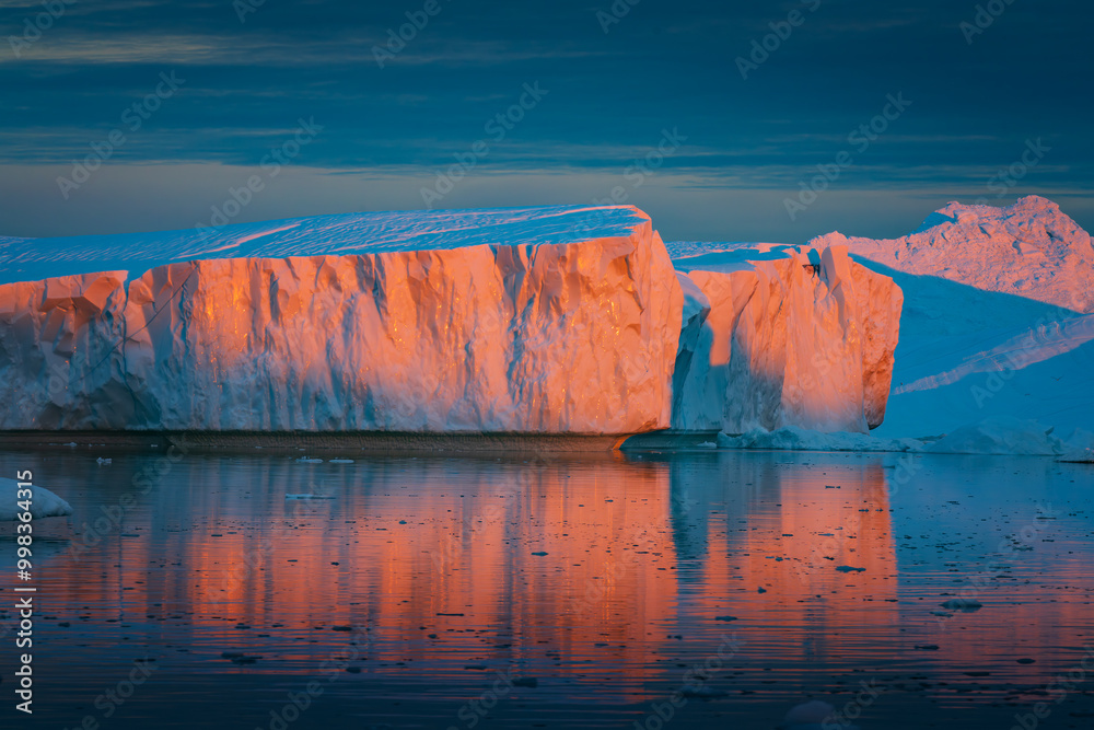 Disko Bay is a large bay on the western coast of Greenland.