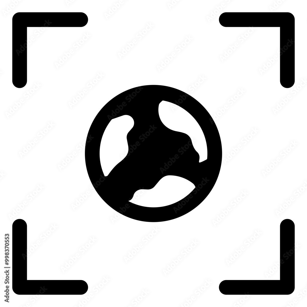 Fototapeta premium earth picture icon