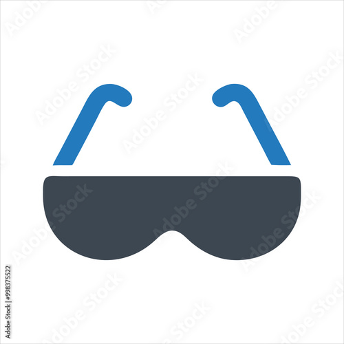 Eye mask icon. Sleeping mask icon