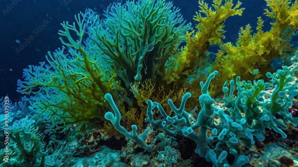 Obraz premium Photosynthetic bacteria and algae