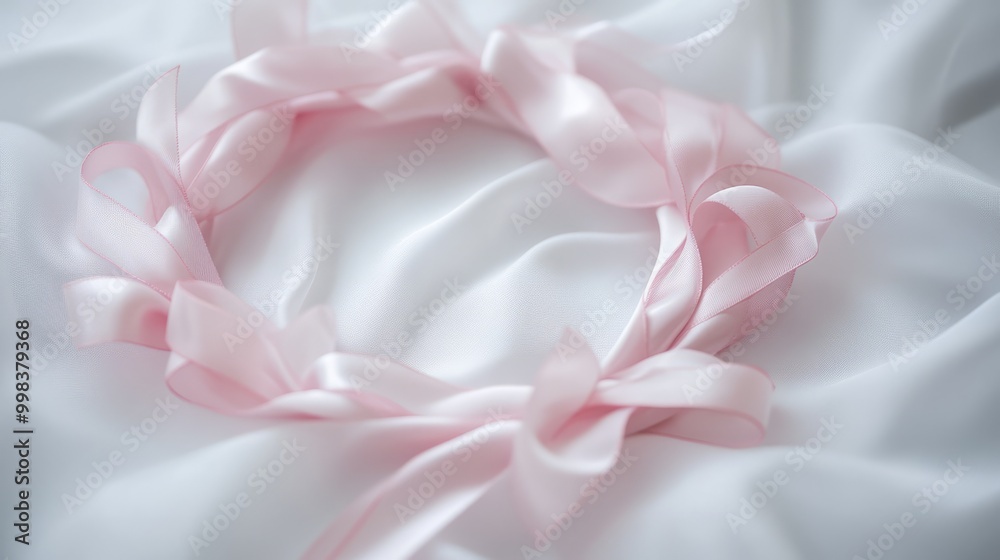 Pink Satin Ribbon Crown