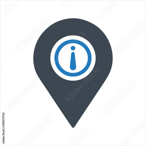 Information point icon. Customer service icon