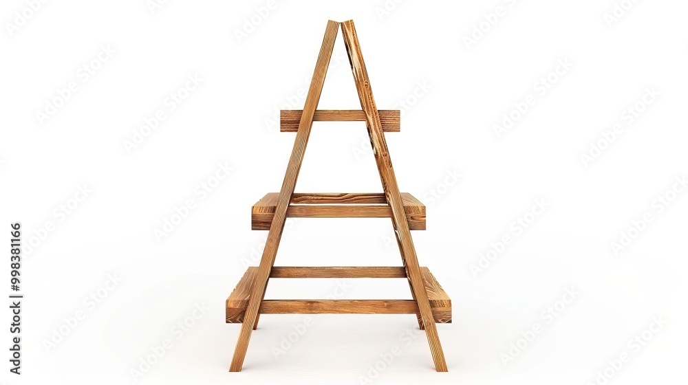 Wooden Shelf Stand with Three Shelves Wooden Shelf Stand with Three Shelves