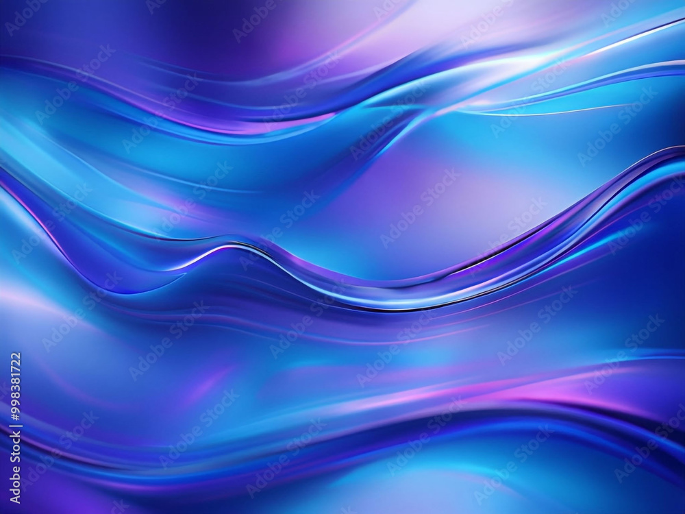 abstract blue background with waves