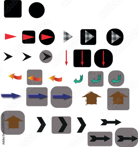 Icon set for use in the business sector