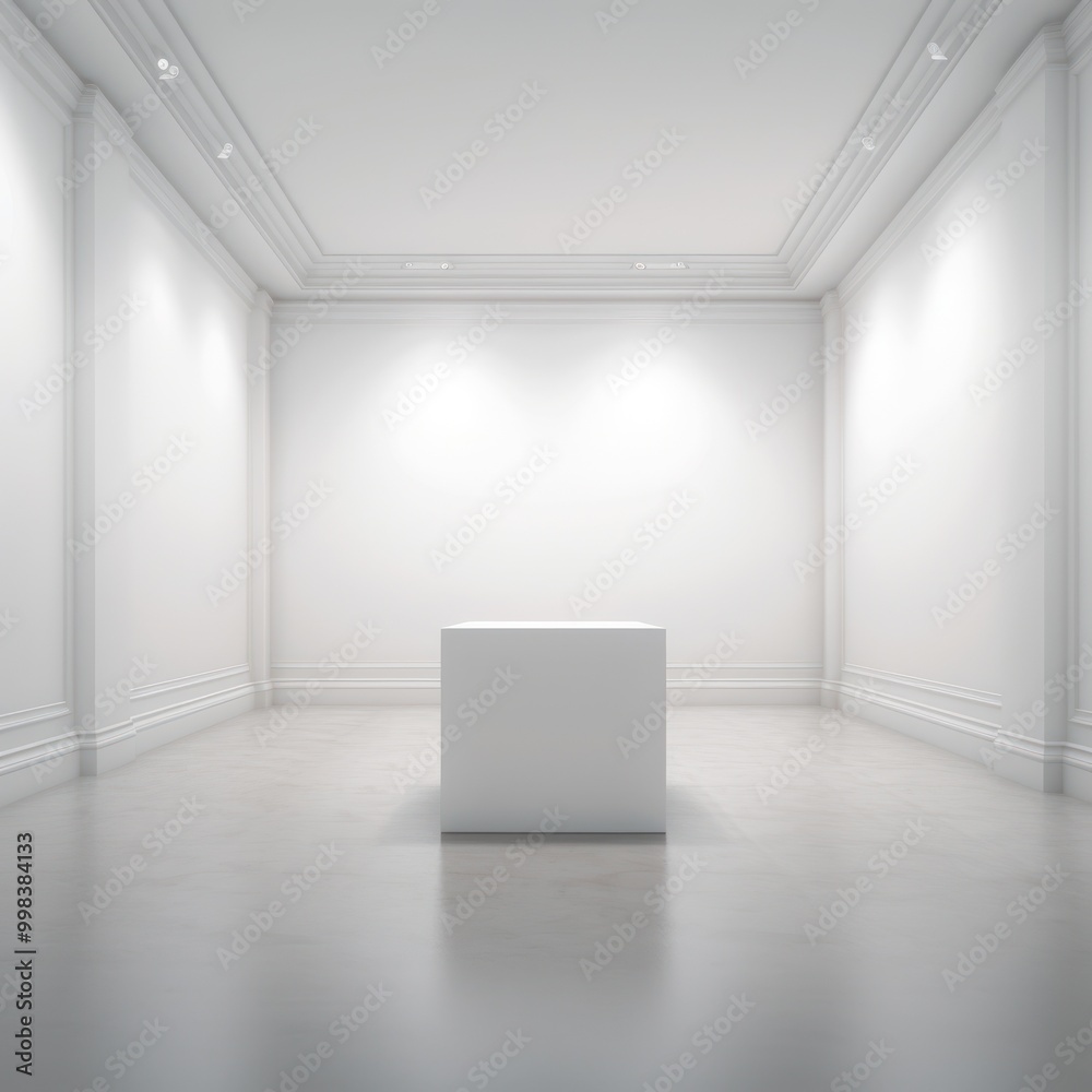 White Cube in a Gallery White Cube in a Gallery