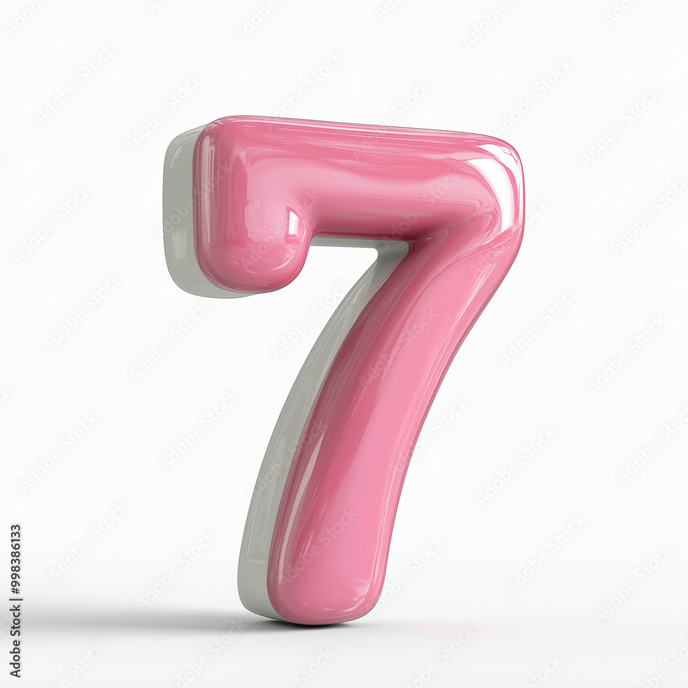 Text Number 3D Mockup Text Number 3D Mockup