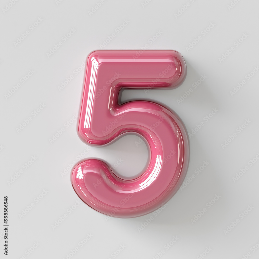 Text Number 3D Mockup Text Number 3D Mockup