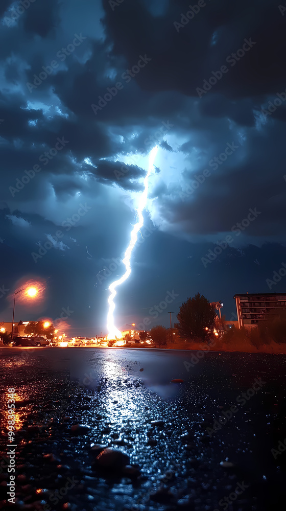 Obraz premium Cloudy storm in the sea before rain. Tornadoes above the sea. Monsoon season. Storm in the sea.Wonder of natural disaster.