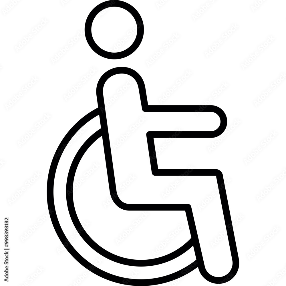 Wheelchair Accessible Area Icon Wheelchair Accessible Area Icon