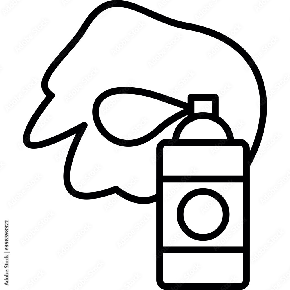 Fototapeta premium Graffiti Icon